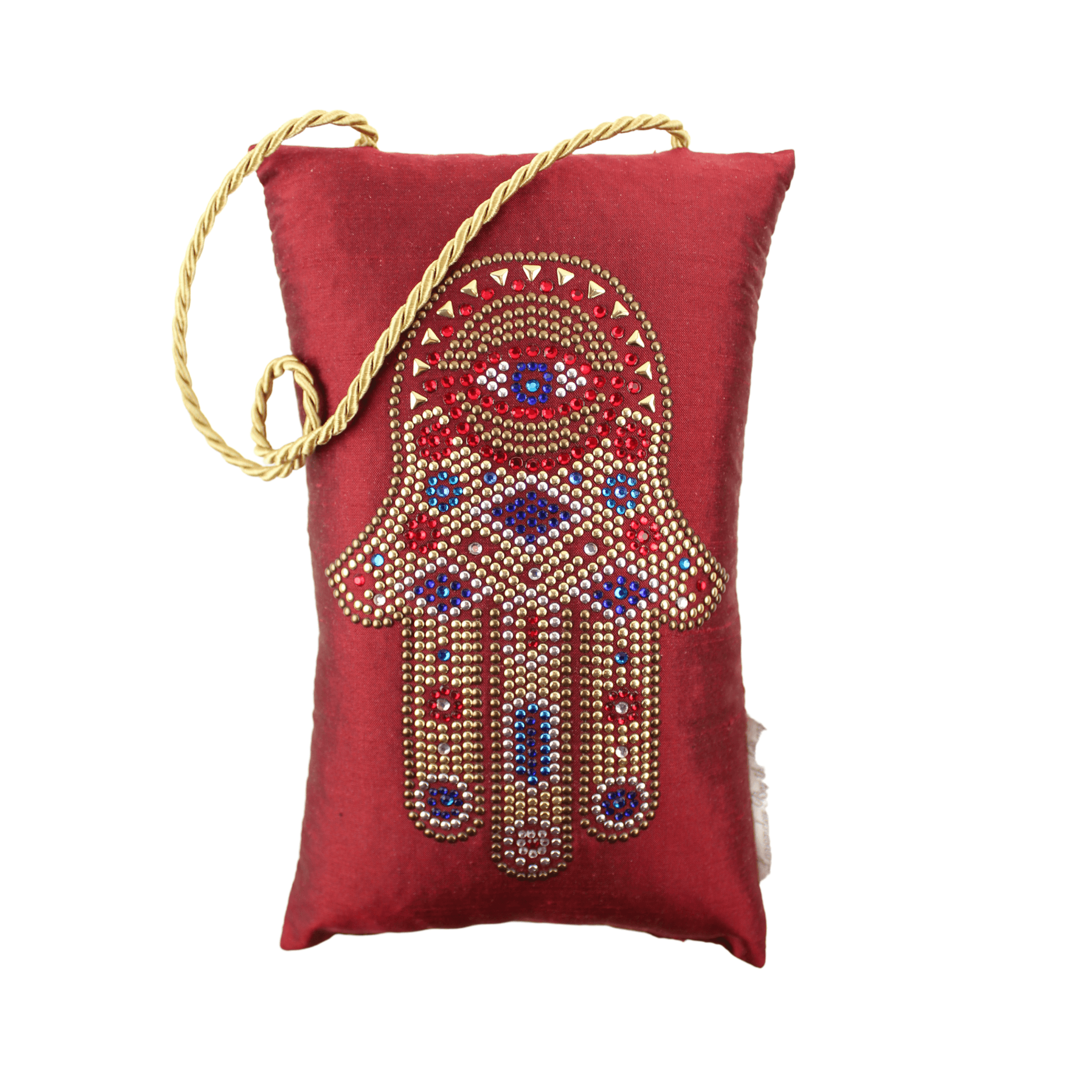 Hamsa Pillow - Lavender By The Bay