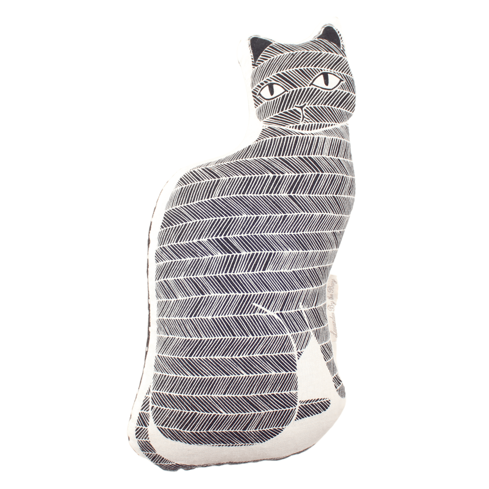 Large Geometric Cat Pillow - Lavender By The Bay