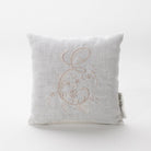 A luxurious lavender pillow sachet. The sachet features a beautifully embroidered monogram pillow with the letter "E," adorned with delicate floral patterns and swirling flourishes. The intricate stitching and elegant design, combined with the calming scent of lavender, make this pillow sachet a perfect addition to any bedroom or closet.
