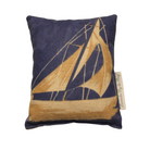 Decorative fragrance sachet with a sailboat design 

