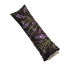 tesla seatbelt cover with a floral pattern featuring lavender flowers on a dark background