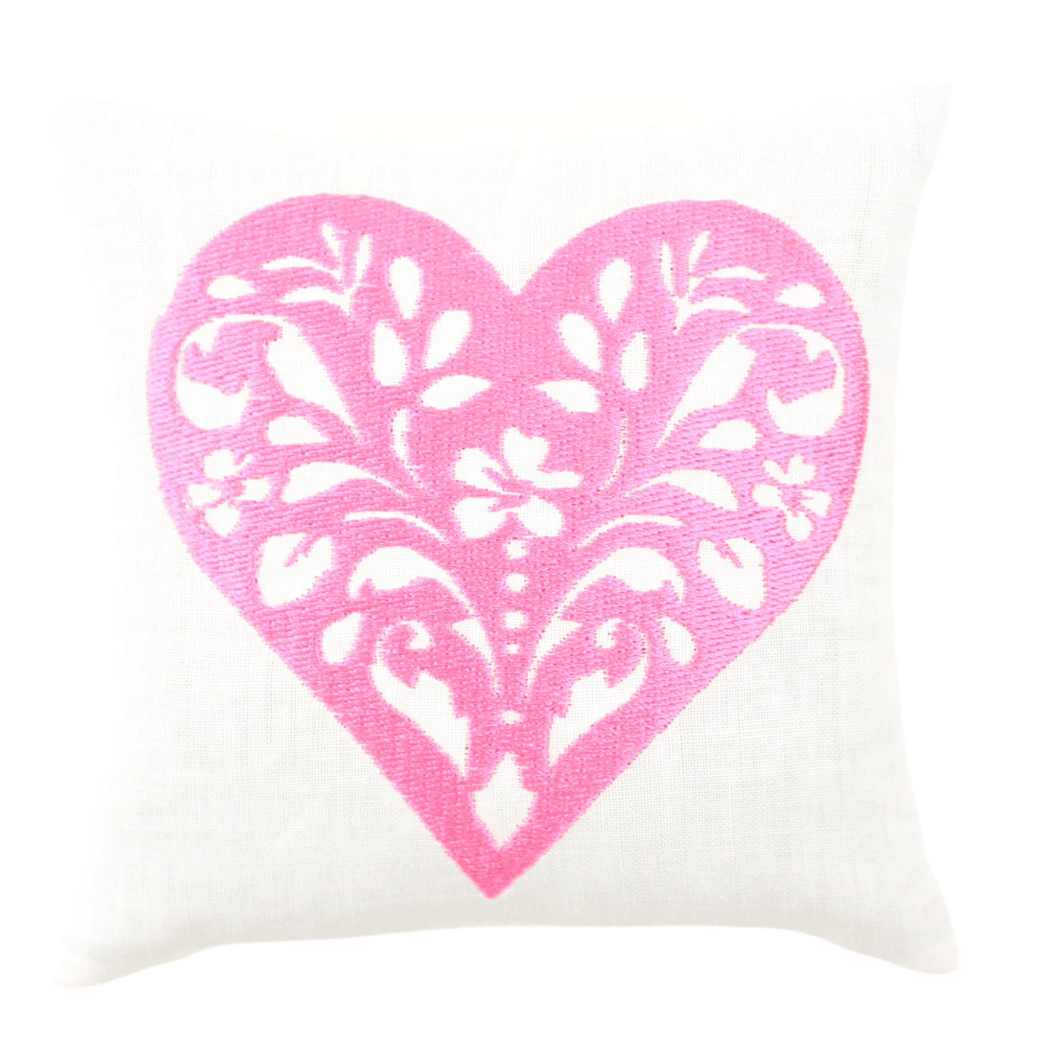 Embroidered Heart Lavender Sachet - Lavender By The Bay