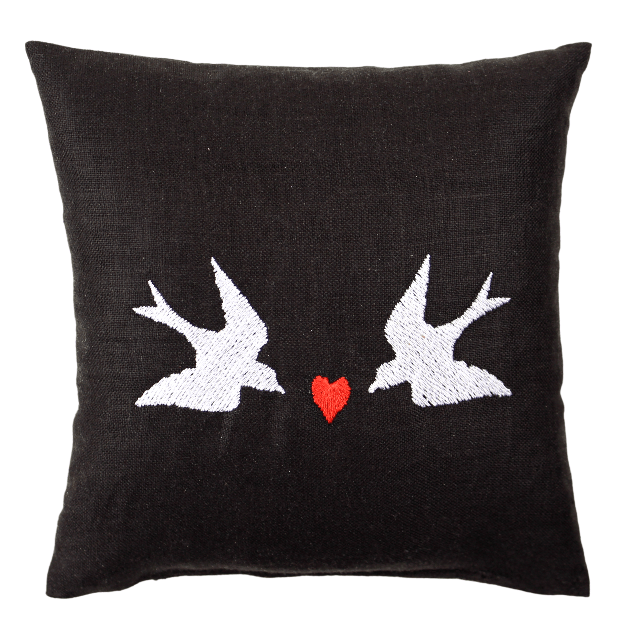 Embroidered Love Birds Lavender Sachet - Lavender By The Bay