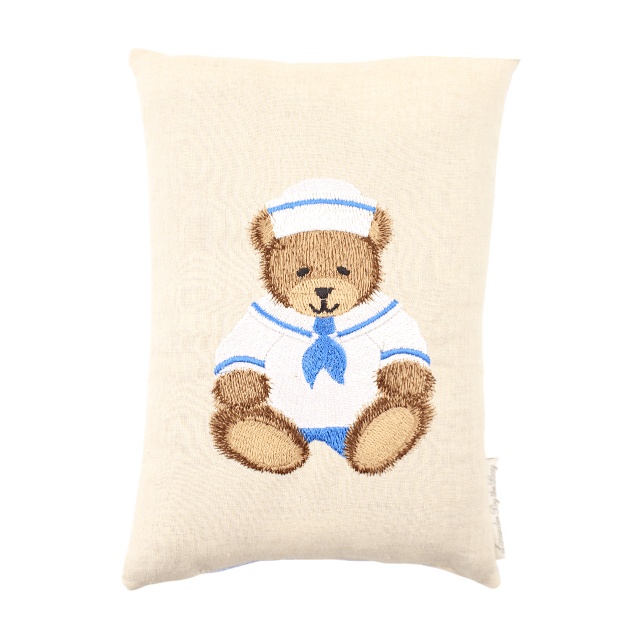 Embroidered Teddy Bear Lavender Filled Sachet - Lavender By The Bay