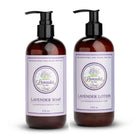 Lavender soap and lotion duo