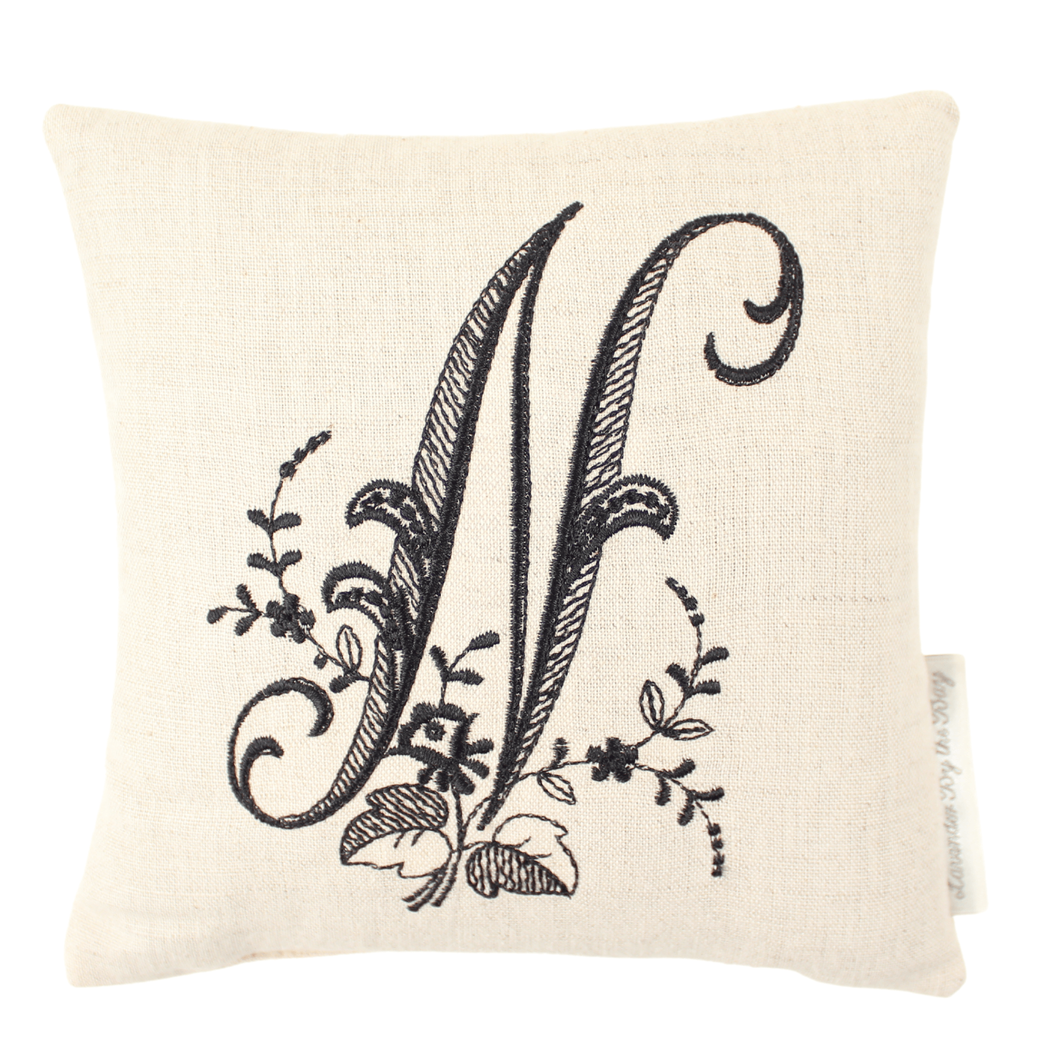 Monogrammed Pillow - White (Letters sold individually)